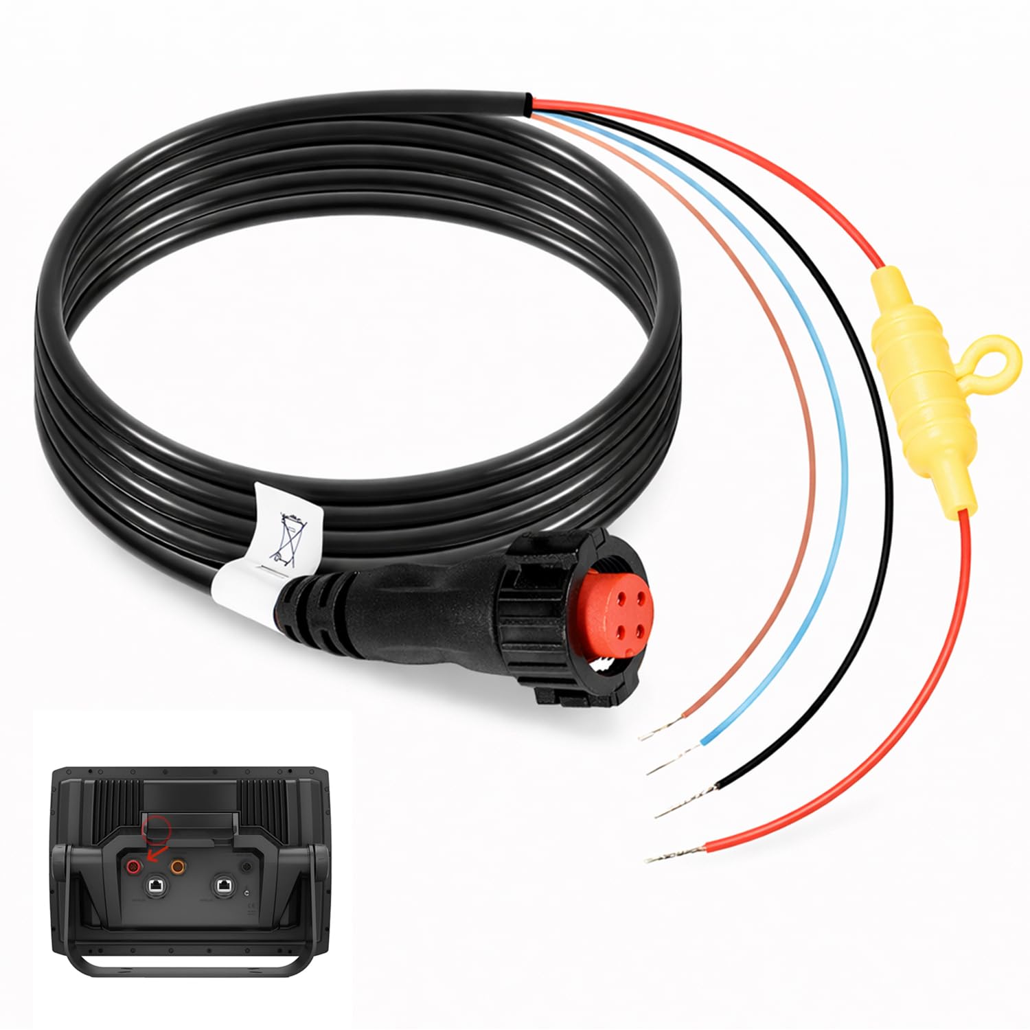 Amazon.com: 010-12938-00 Power Cable(4-Pin) for Garmin EchoMAP